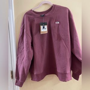 The North Face Women's Sweatshirt in Burgundy